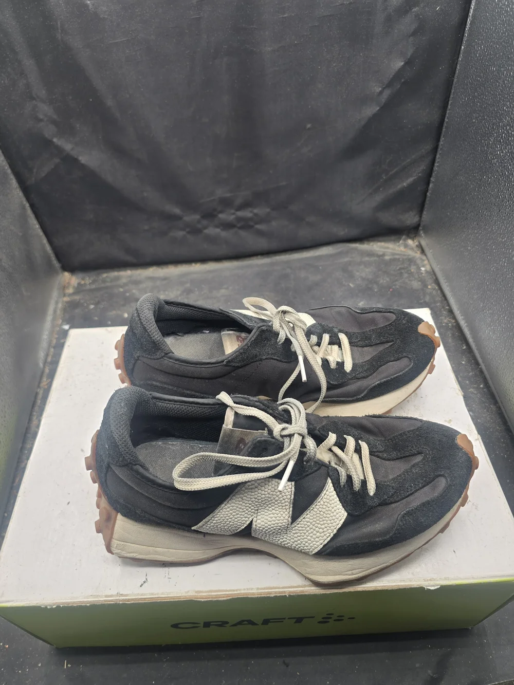 New Balance Black and White Women's Athletic Sneakers